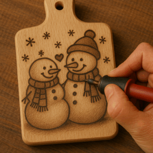 Brandmalerei – gemeinsam kreativ auf Holz