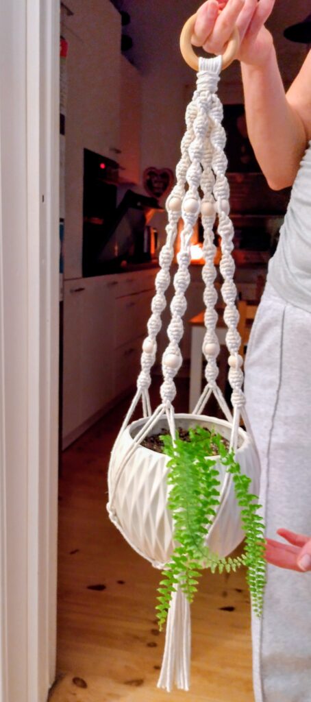 Makramee Kurs Blumenampel